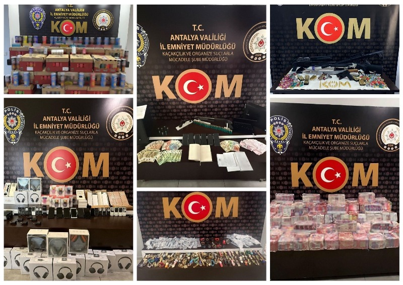 Kaçakçılık ve Organize Suçlarla Mücadele Kapsamında SON 1 HAFTADA Yapılan Çalışmalar