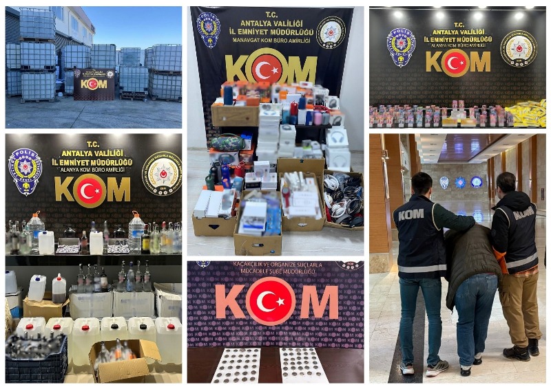 Kaçakçılık ve Organize Suçlarla Mücadele Kapsamında SON 1 HAFTADA Yapılan Çalışmalar